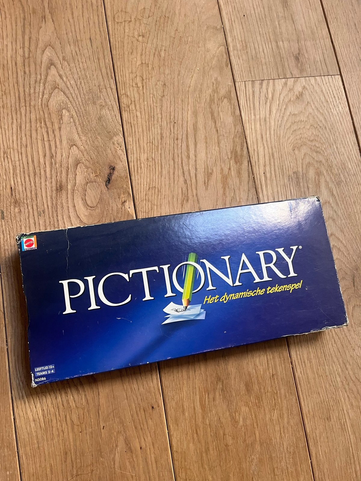Pictionary - Het dynamische tekenspel - Compleet!, Drie of vier spelers, Ophalen, Gebruikt