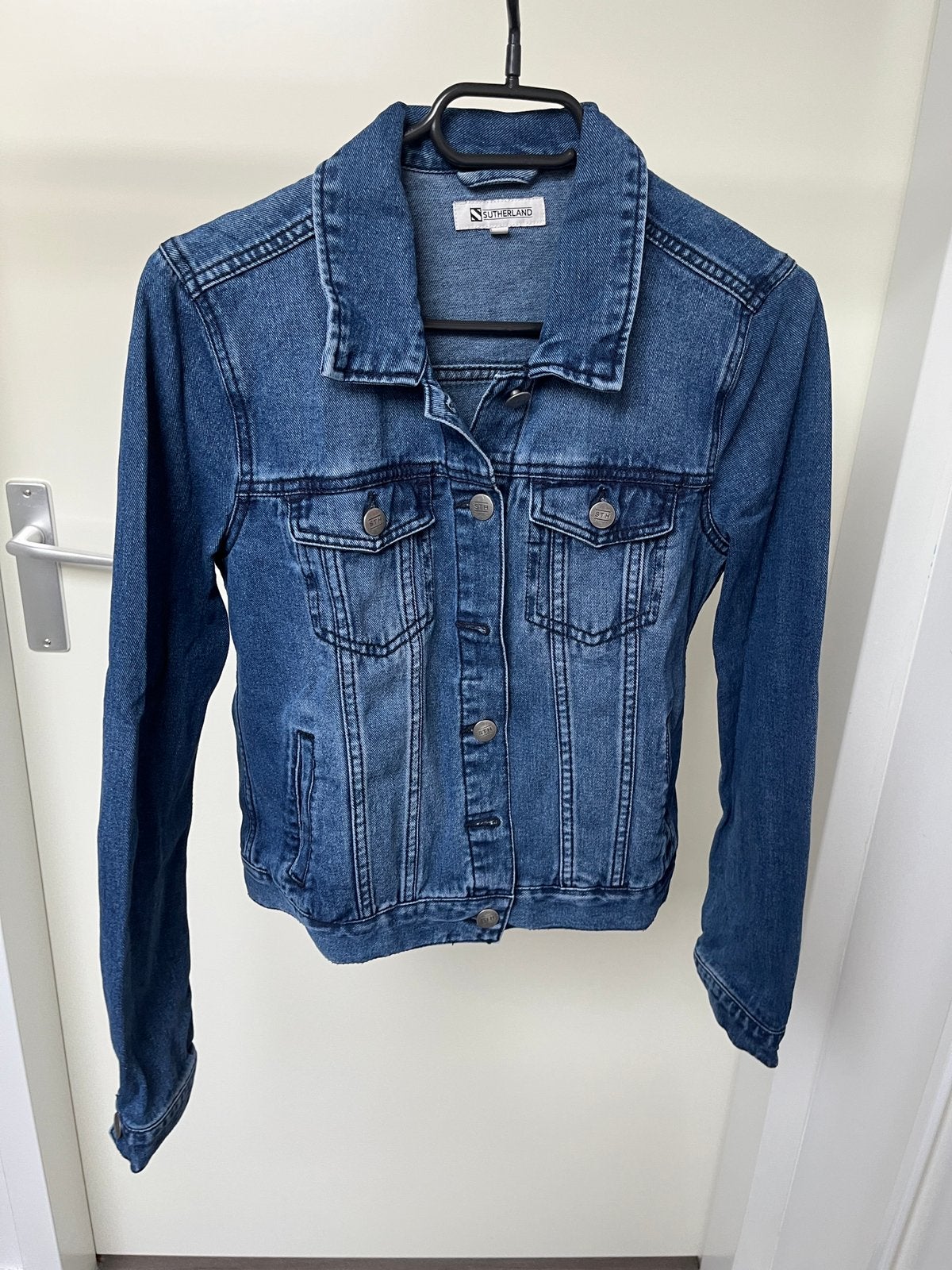 Spijkerjasje | Sutherland | Maat S, Verzenden, Zo goed als nieuw, Maat 36 (S), Blauw