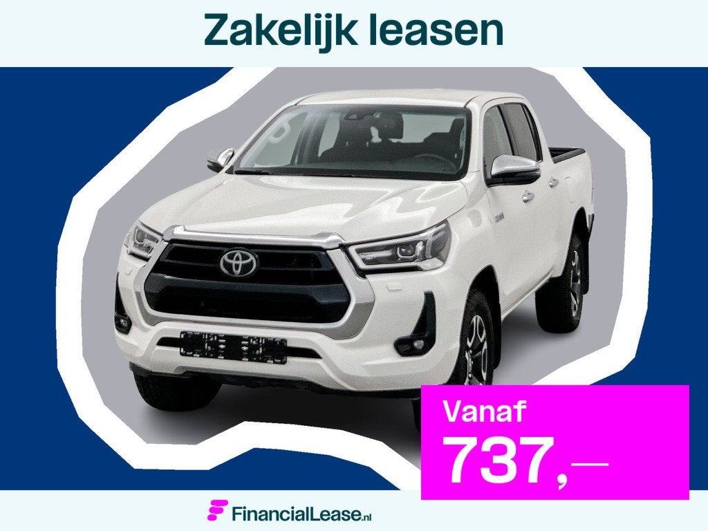 Toyota Hilux 2.8 D-4D Double Cab Professional 4x4 Navigatie, Auto's, Toyota, Bedrijf, Lease, Financial lease, Hilux, 4x4, ABS