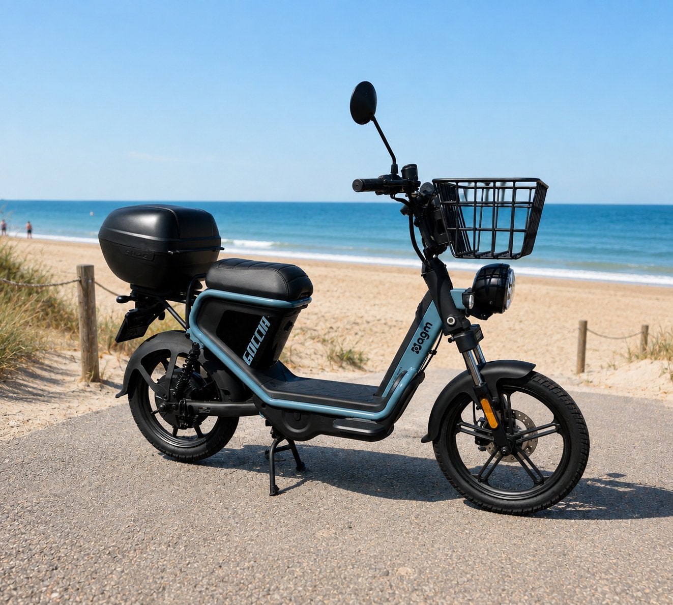 AGM Goccia GEV1000 Elektrische Scooter (200km, 9-2025!), Fietsen en Brommers, Ophalen, Zo goed als nieuw, Elektrisch, Overige merken
