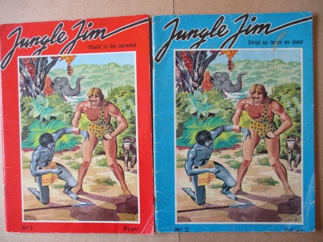 w0143 jungle jim 1 en 2, Meerdere stripboeken, Ophalen, Gelezen