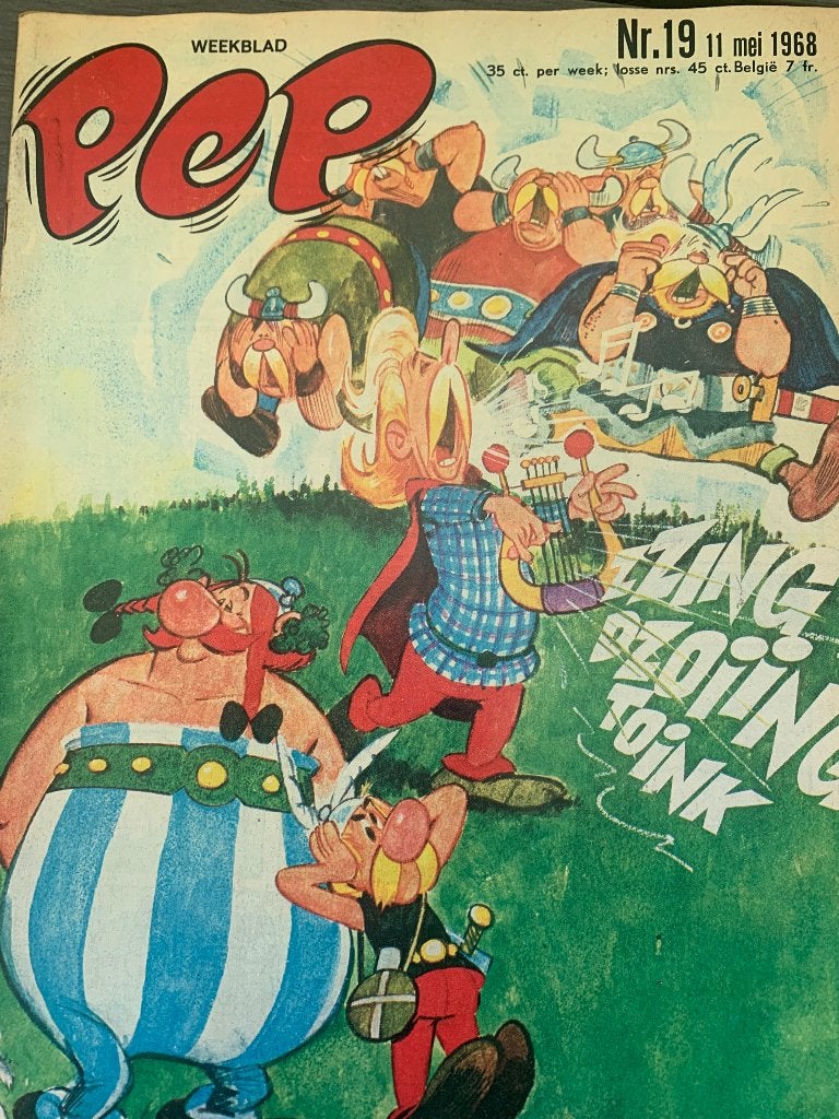 Weekblad PEP  NR. 19 - 11 mei 1968, Boeken, Eén stripboek, Ophalen of Verzenden, Gelezen