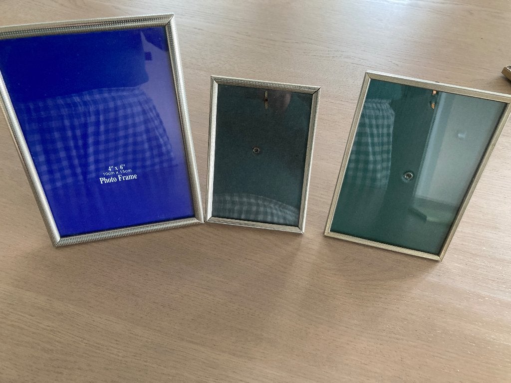 3 oude fotolijstjes, Antiek en Kunst, Verzenden