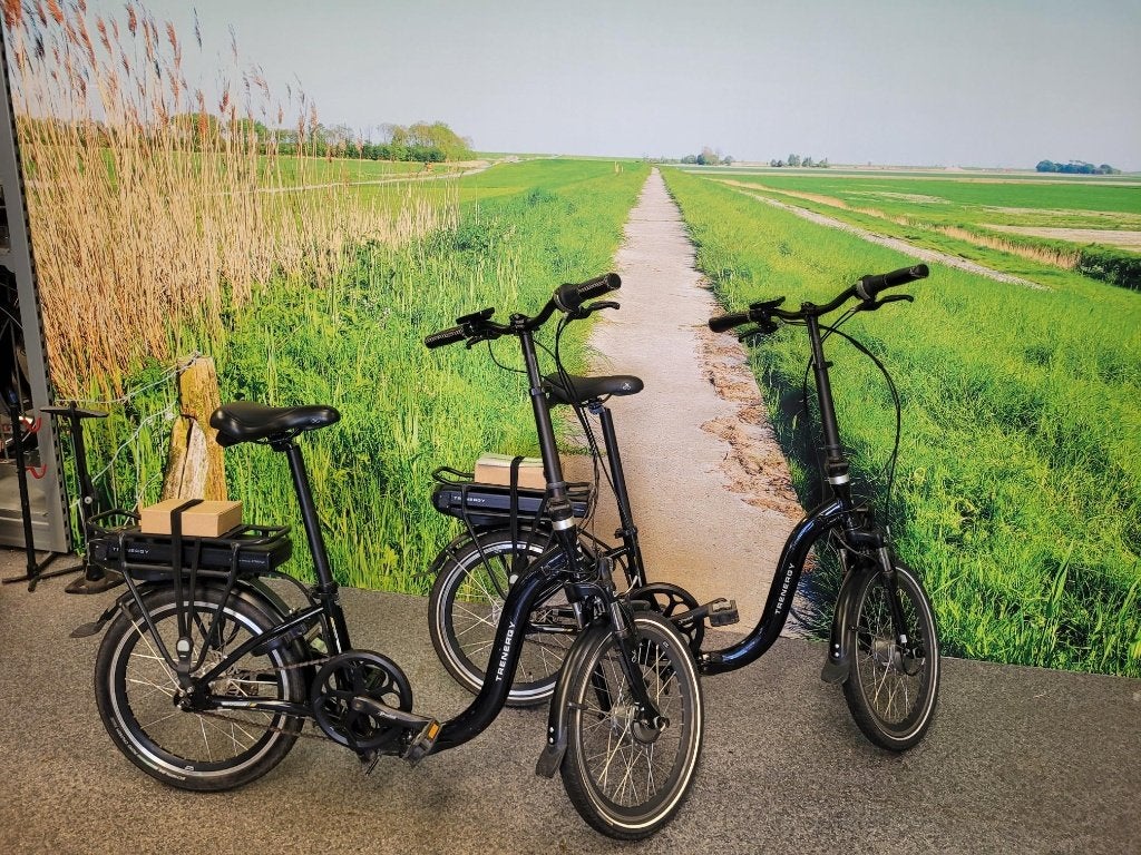 trenergy elektrische vouwfietsen 699 per stuk, 20 inch of meer, Velgrem, Versnellingen, Zo goed als nieuw