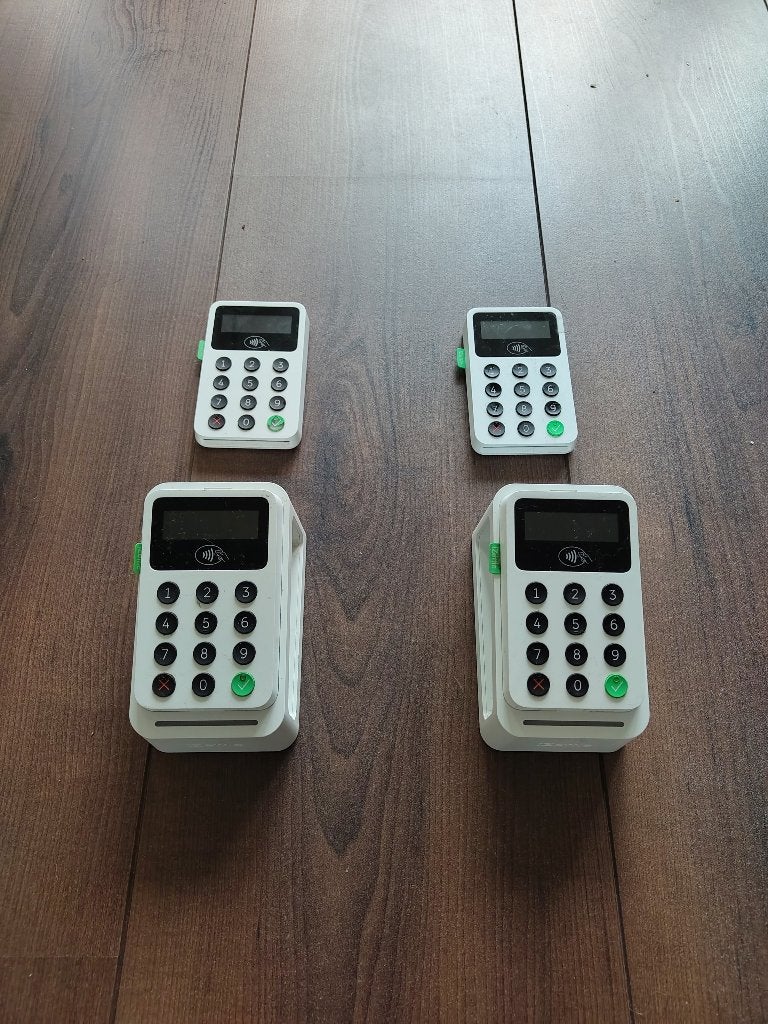 4x iZettle Reader 2 pinapparaat incl. 2 docks, samen €25, Ophalen of Verzenden, Gebruikt