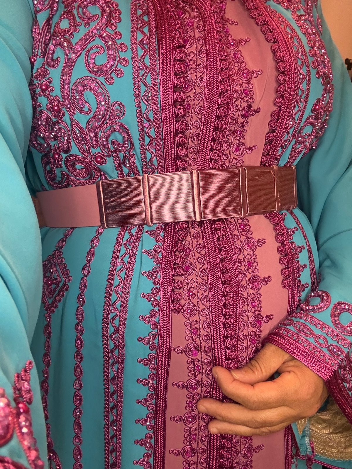 Prachtige nieuwe dames Takchita, Kleding | Dames, Maat 38/40 (M), Meerkleurig, Nieuw, Ophalen of Verzenden