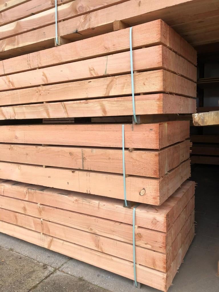 Douglas balken 12x12, 15x15 en 20x20, Tuin en Terras, Palen, Balken en Planken, Ophalen of Verzenden, Nieuw, 250 cm of meer, Balken