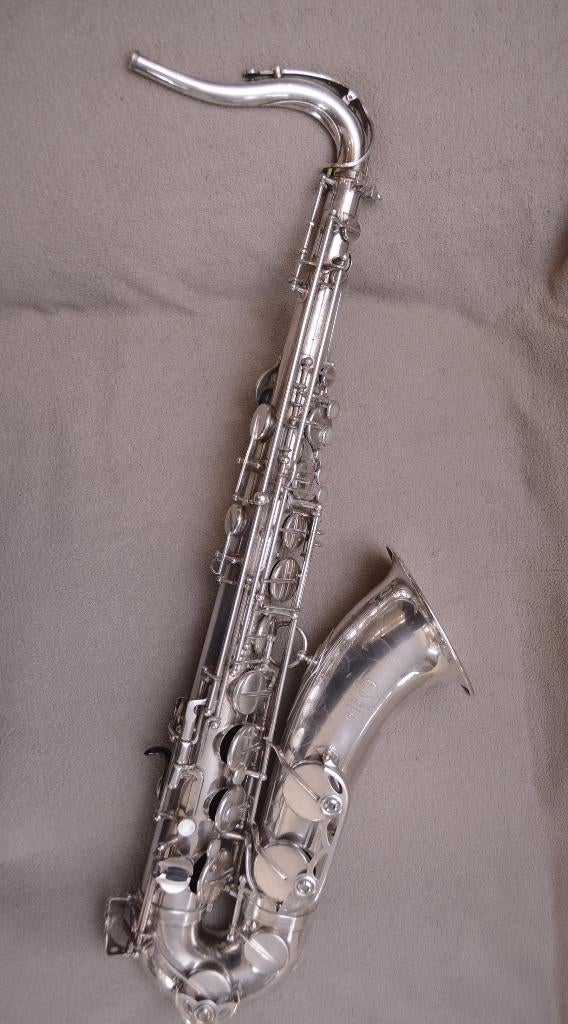 SELMER Mark VI Tenor Saxophone, Verzilverd, Gegraveerd, Ophalen of Verzenden, Gebruikt, Tenor, Met koffer