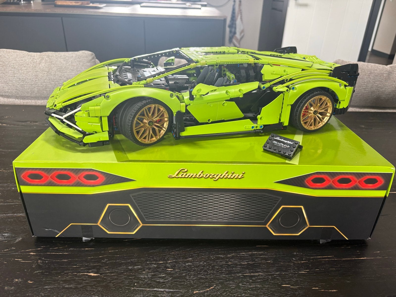 LEGO Technic Lamborghini Sián FKP 37 (42115), Ophalen, Lego, Zo goed als nieuw, Complete set