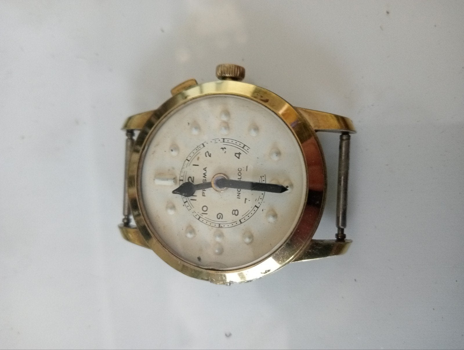 Vintage braille Prisma Incabloc horloge voor blinden bieden, Ophalen of Verzenden