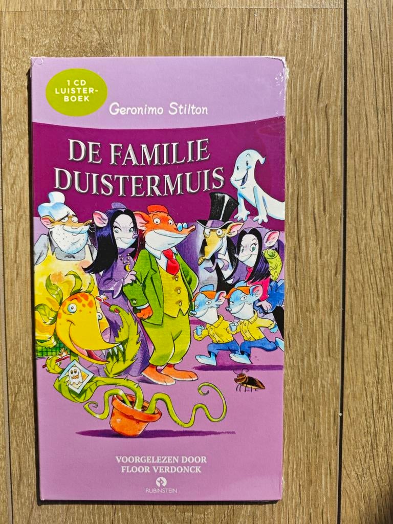 Geronimo Stilton - De Familie Duistermuis Luisterboek (Nieuw, Ophalen of Verzenden
