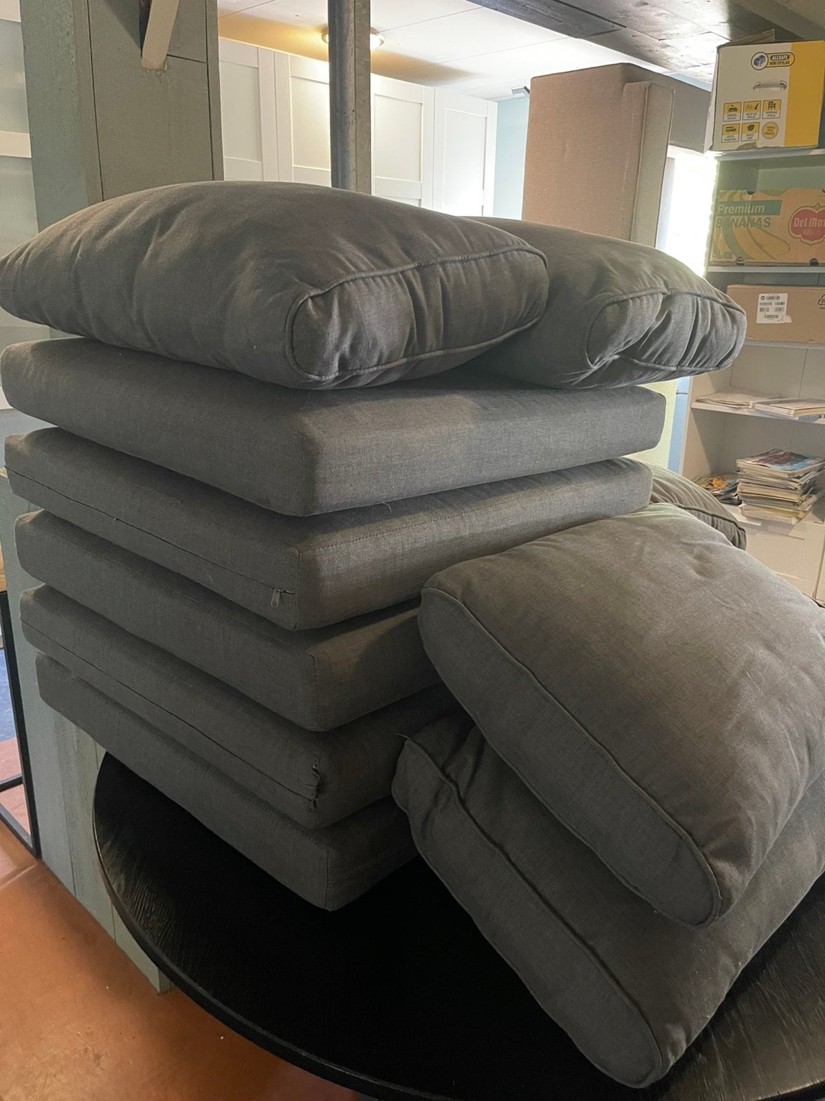 Gratis kussens voor loungeset, Ophalen, Gebruikt