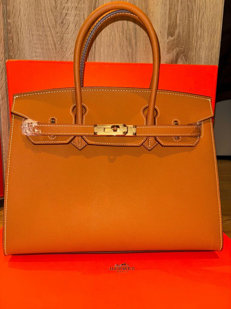 Hermès Birkin 30 Nieuwstaat - Iconische Handtas, Ophalen of Verzenden, Nieuw, Bruin, Handtas