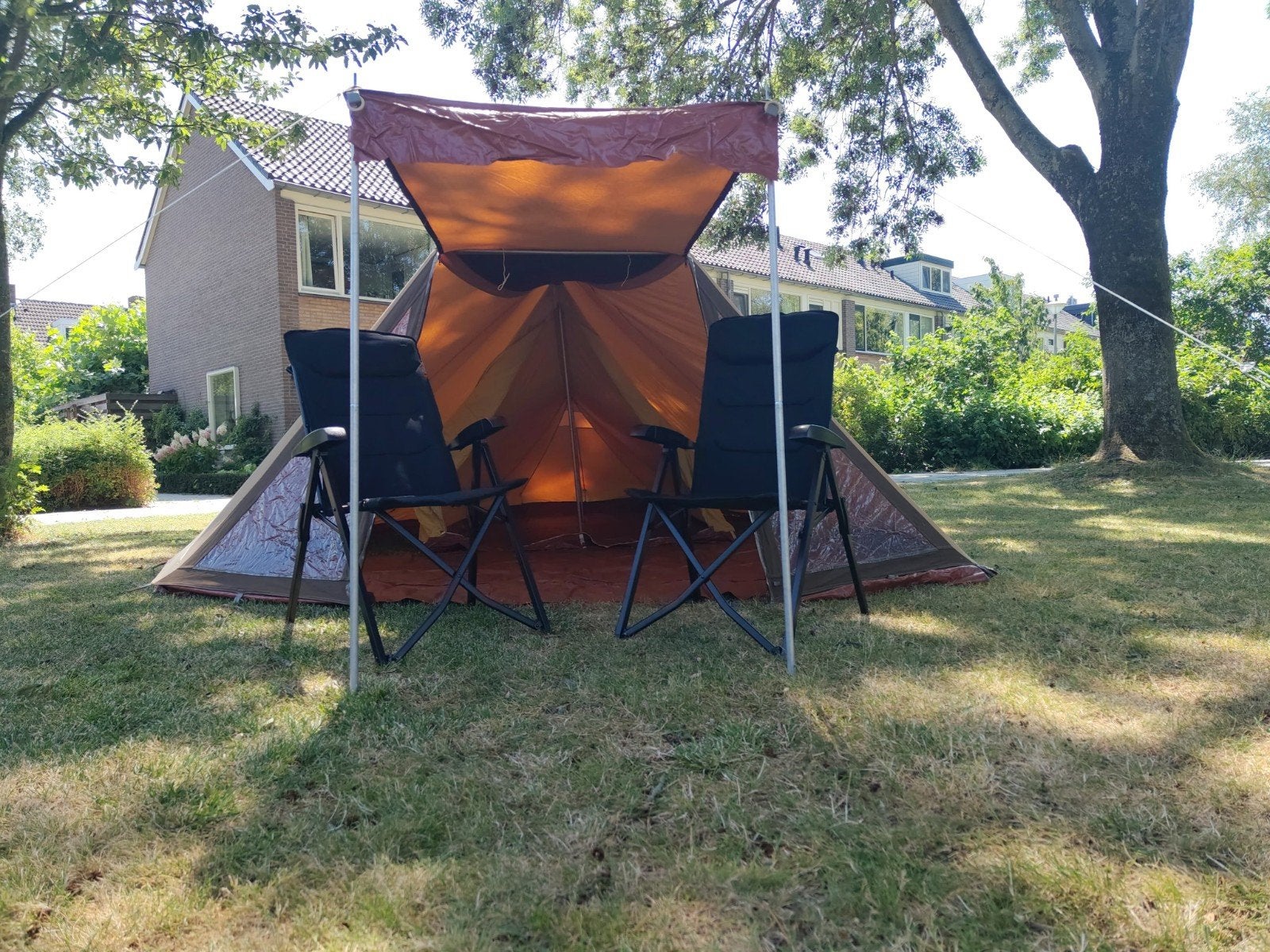 Vintage Campingstar Perry Sport Tent - 3-persoons, Caravans en Kamperen, Tenten, Ophalen, Gebruikt, Tot en met 3