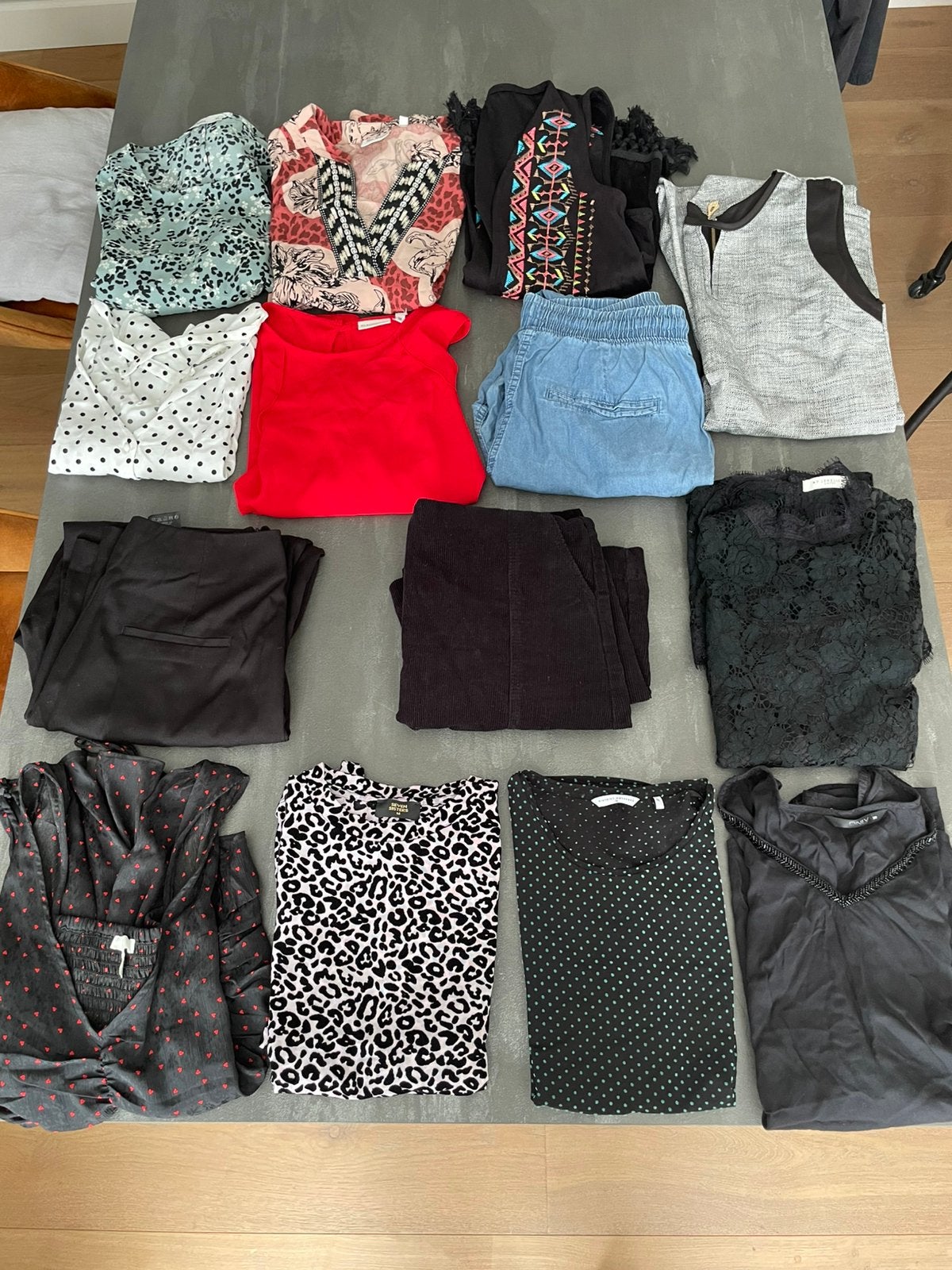 Pakket 14x dameskleding veel mt M. Zie beschrijving., Ophalen of Verzenden, Zo goed als nieuw, Maat 38/40 (M)