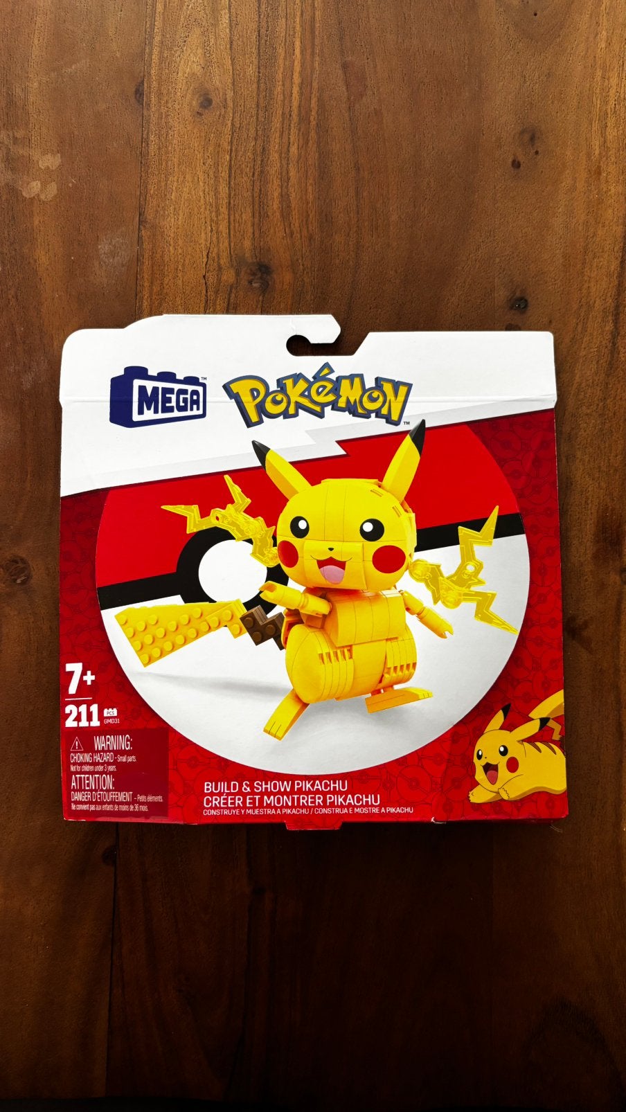 Pokemon Pikachu Mega Lego set, Ophalen of Verzenden, Zo goed als nieuw