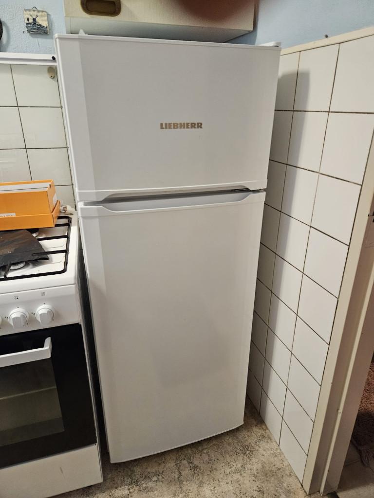 Liebherr koel vries combinatie koelkast ijskast, Ophalen, 120 tot 140 cm, 200 liter of meer, Met aparte vriezer