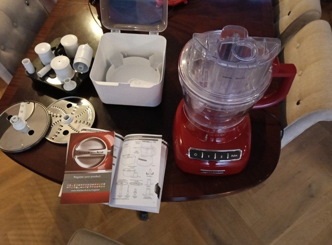 KitchenAid 5KFP1335 Foodprocessor - Zo goed als nieuw, Ophalen, 3 snelheden of meer, Zo goed als nieuw, 2 tot 3 liter