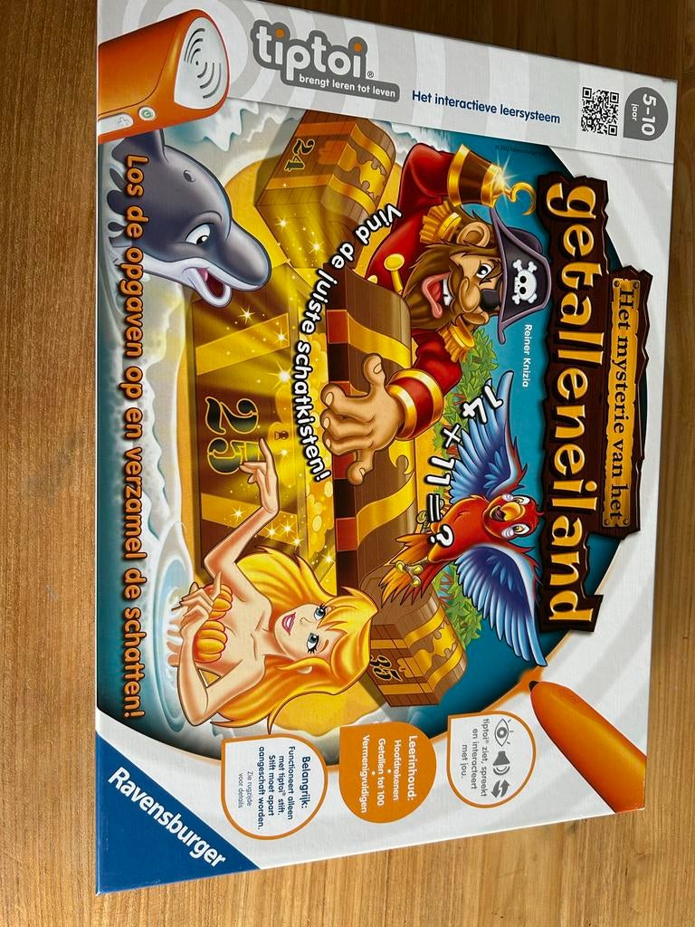 Tiptoi Het Mysterie van het Getalleneiland Ravensburger, Hobby en Vrije tijd, Gezelschapsspellen | Bordspellen, Zo goed als nieuw