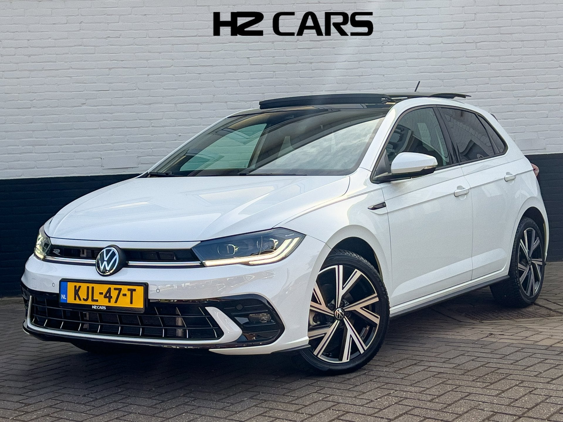 Volkswagen Polo 1.0 TSI R-Line 116PK|Automaat|Pano|IQ|Camera, Gebruikt, Wit, Bedrijf, 600 kg