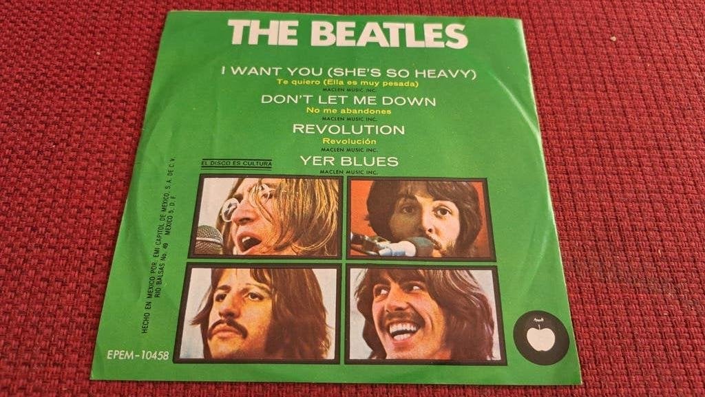 Beatles Mexicaanse EP met Lennon tracks vinyl, Cd's en Dvd's, Vinyl | Pop, EP, Ophalen of Verzenden, EP