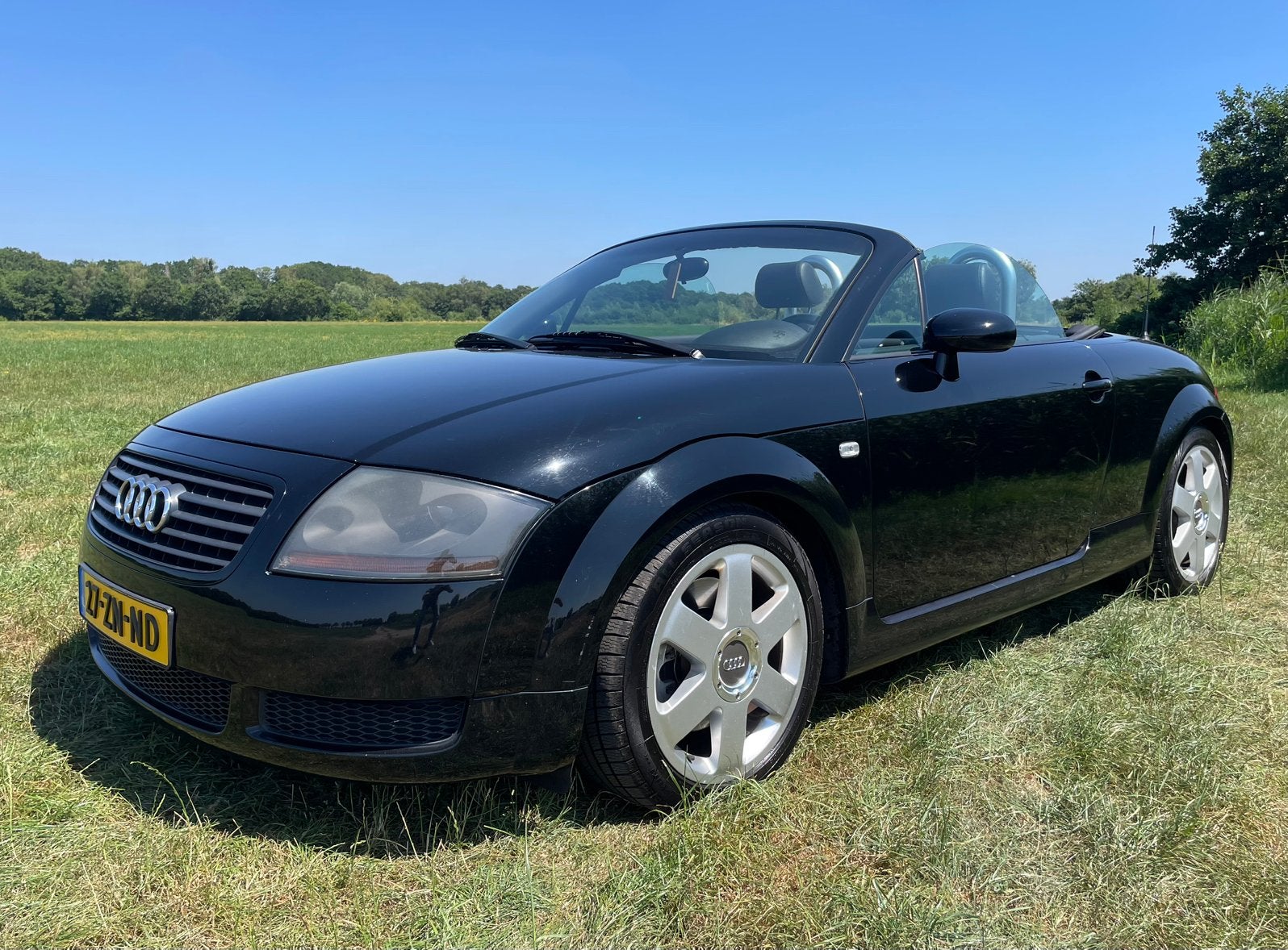 Audi TT Cabriolet 1.8 Turbo 180 pk **GOED ONDERHOUDEN**, Auto's, Audi, Voorwielaandrijving, TT, Zwart, 4 cilinders