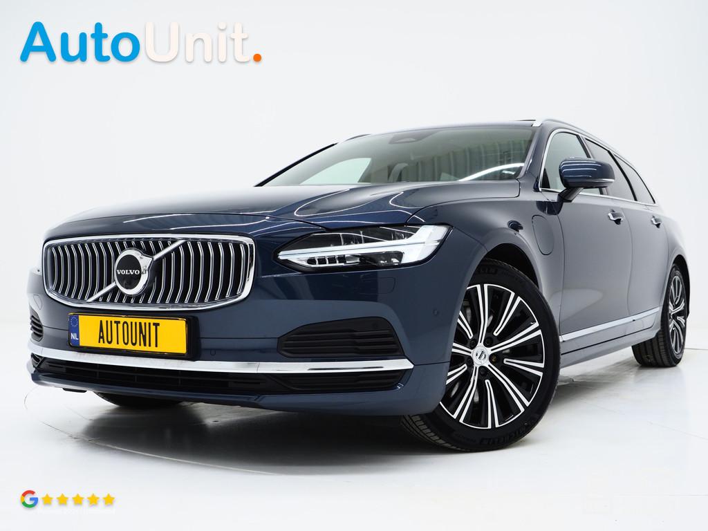 Volvo V90 2.0 T8 Recharge AWD Inscription | Panoramadak | Ma, Automaat, 4 cilinders, Blauw, Hybride Elektrisch/Benzine