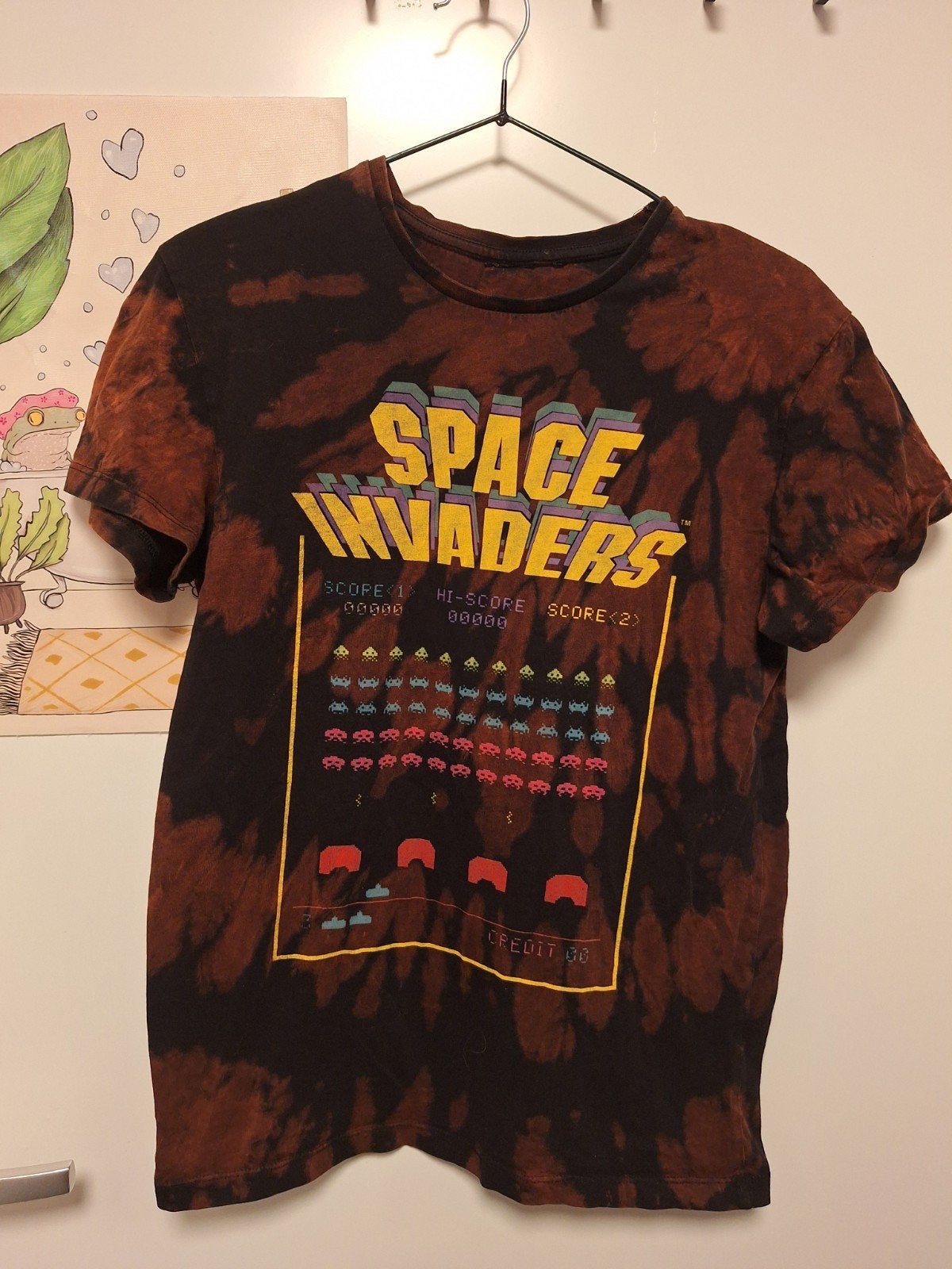 indeknoop - space invaders shirt maat M, Verzenden, Gedragen, Maat 48/50 (M)