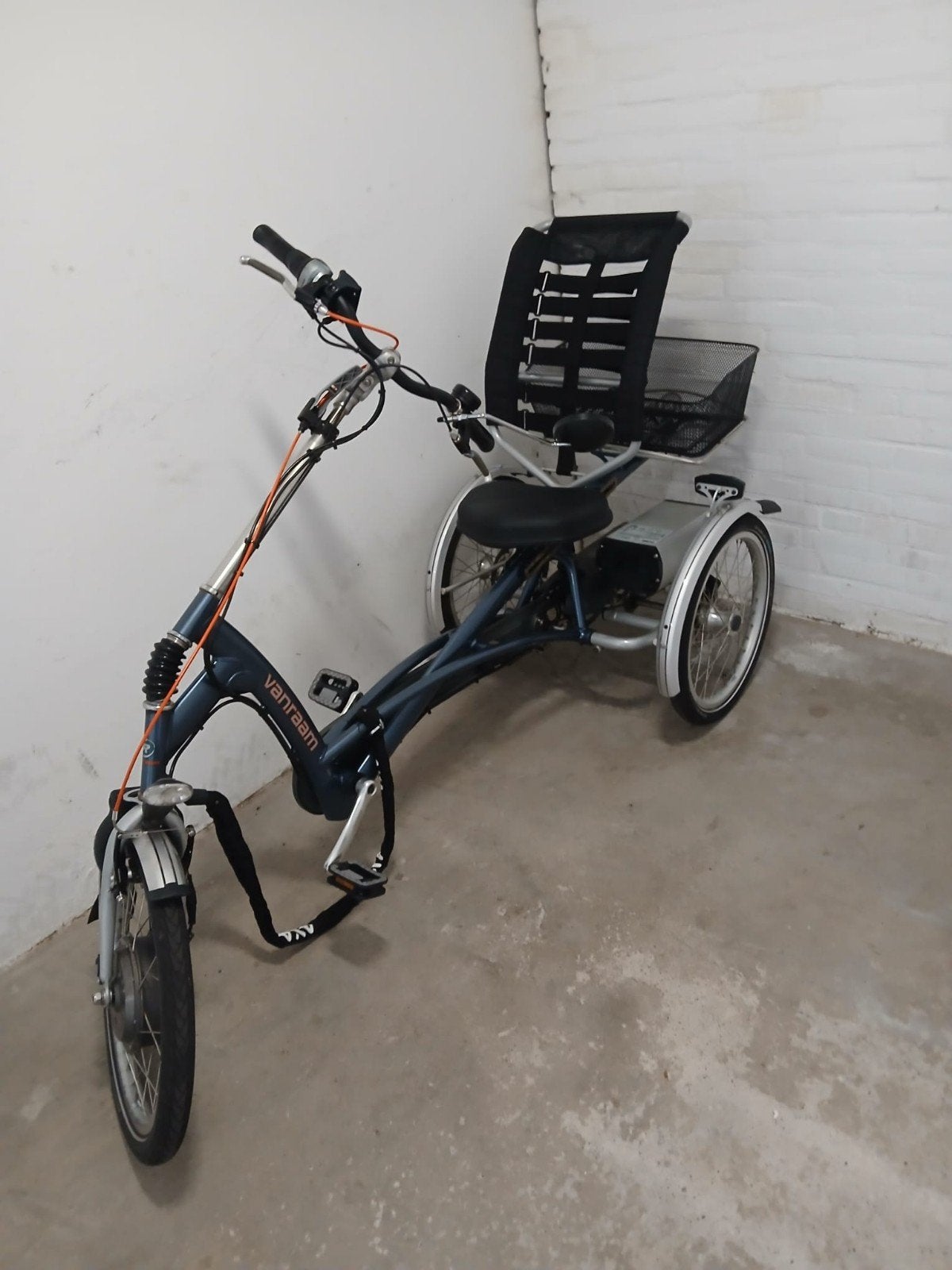 Van Raam elektrische driewieler - Comfortabel en stabiel, Fietsen en Brommers, Fietsen | Driewielfietsen, Ophalen, Gebruikt, Schijfrem