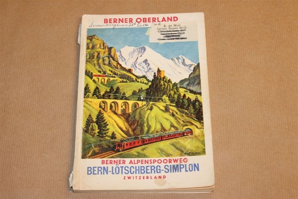 Geïllustreerde Gids voor Berner Oberland - Ca 1930 !!, Ophalen of Verzenden, Gelezen, Europa