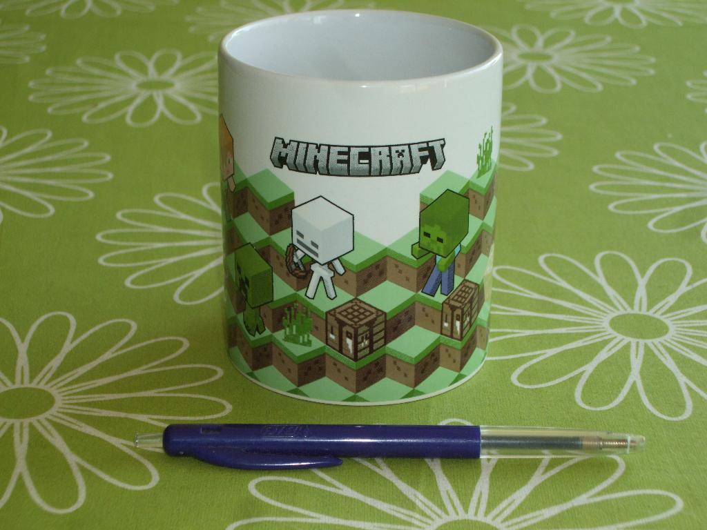 Minecraft mok - 325ml, Ophalen of Verzenden, Zo goed als nieuw