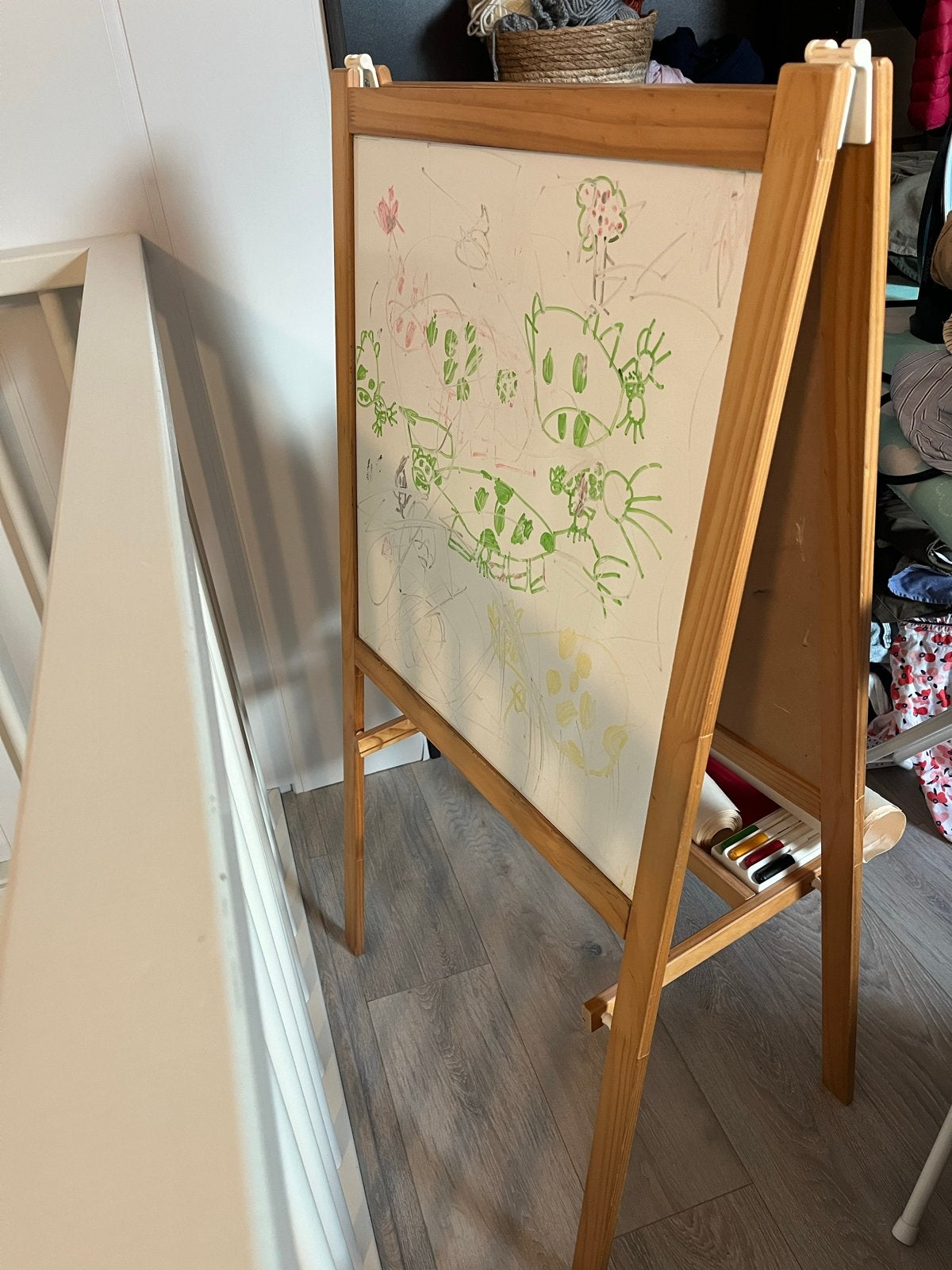 Ikea MÅLA Tekenbord/Ezel zgan, incl. accessoires, Ophalen, Zo goed als nieuw, Knutselen