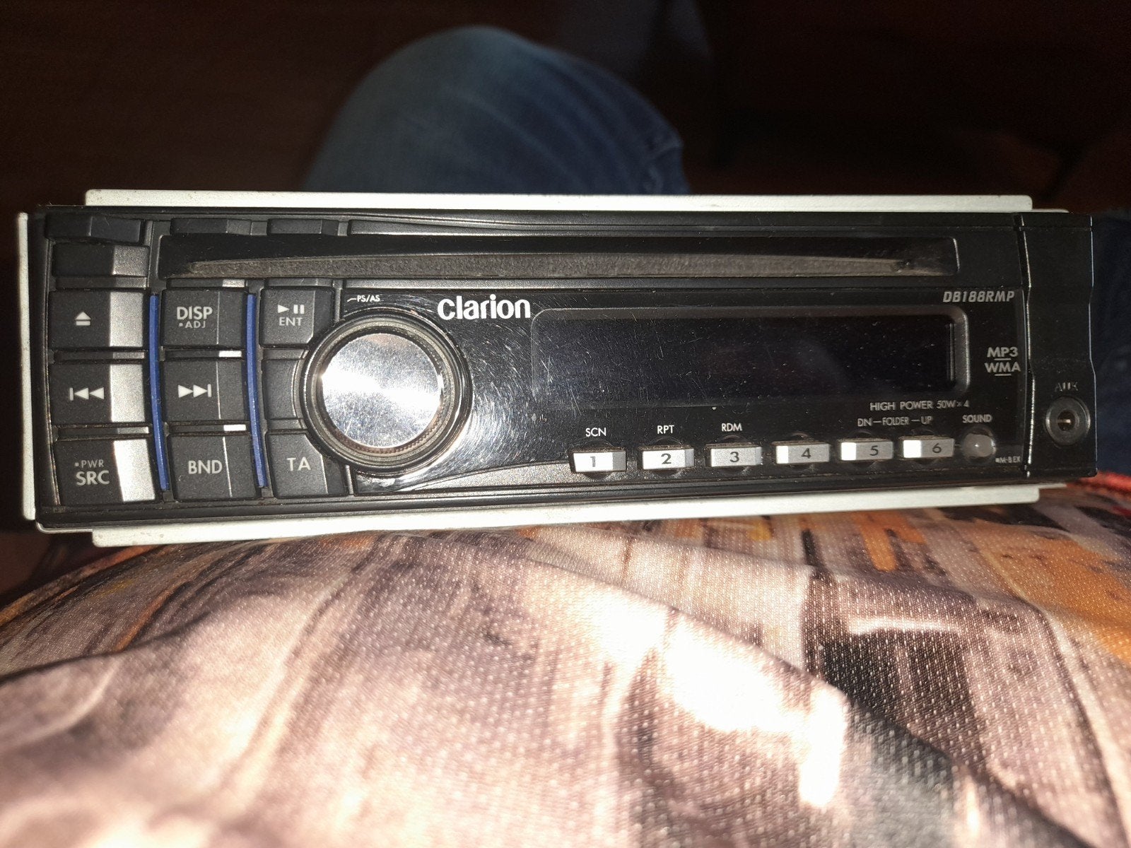 Clarion DB188RMP autoradio met Pioneer TS-E1395 speakers, Auto diversen, Autoradio's, Ophalen, Gebruikt