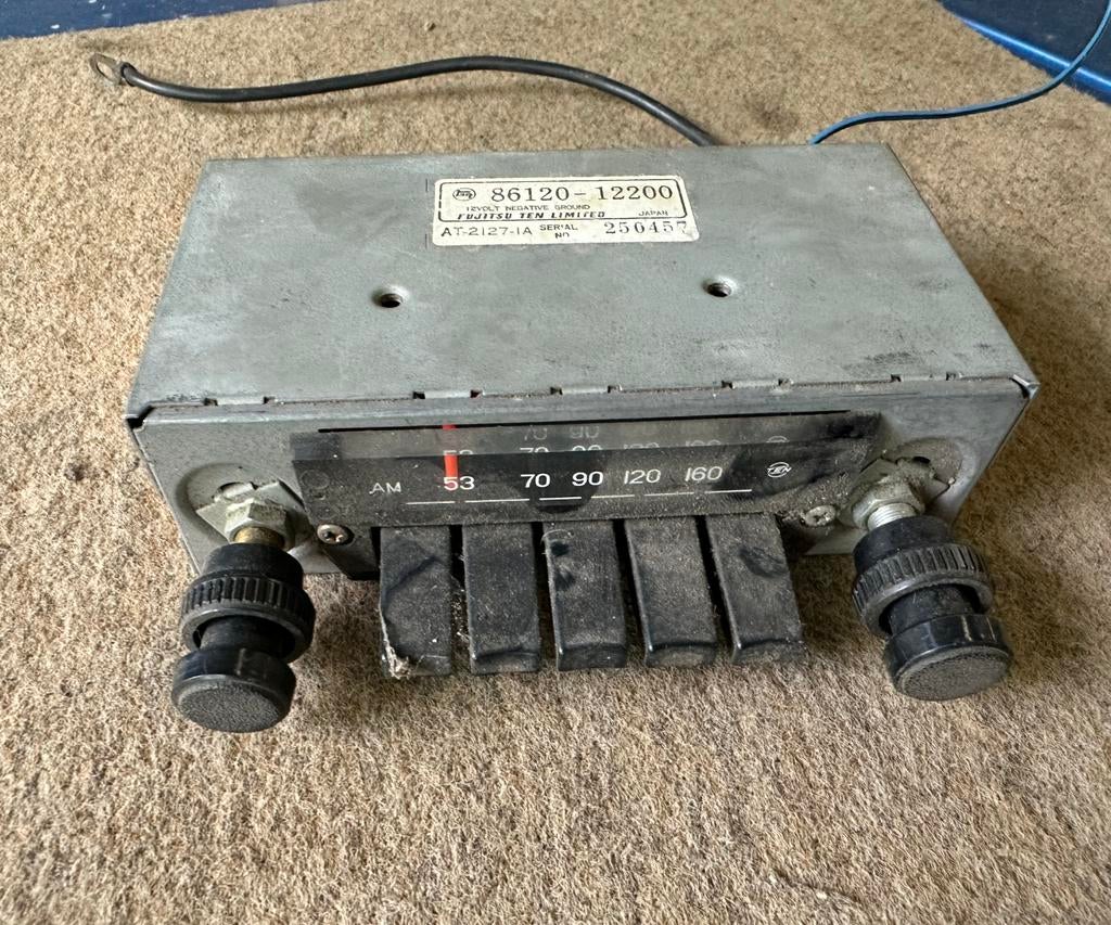 Vintage AM radio Fujitso Ten, Ophalen of Verzenden, Gebruikt