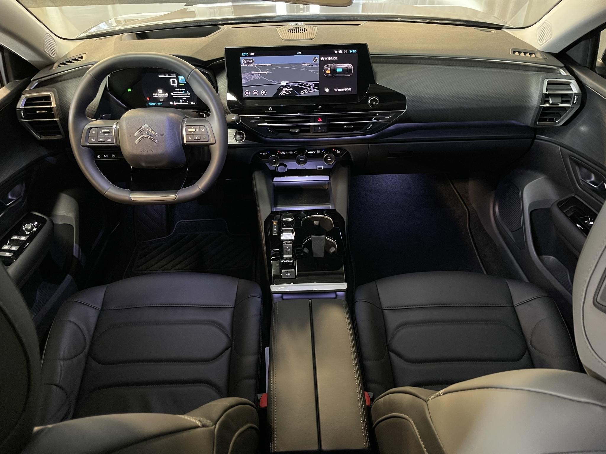 Citroen C5 X 1.6 Plug-in Hybrid Shine 19''/Leder/Dodehoek/He, Auto's, 1350 kg, Gebruikt, Euro 6, 4 cilinders