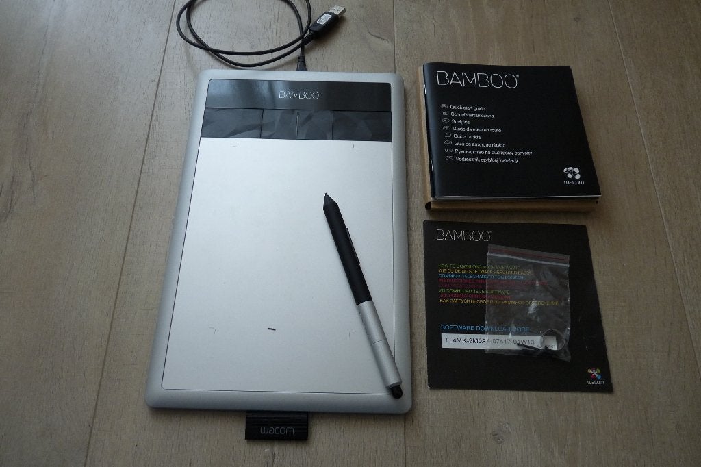 Wacom Bamboo tekentablet met pen. Nauwelijks gebruikt, Ophalen of Verzenden, Multi-touch, Zo goed als nieuw, Wacom