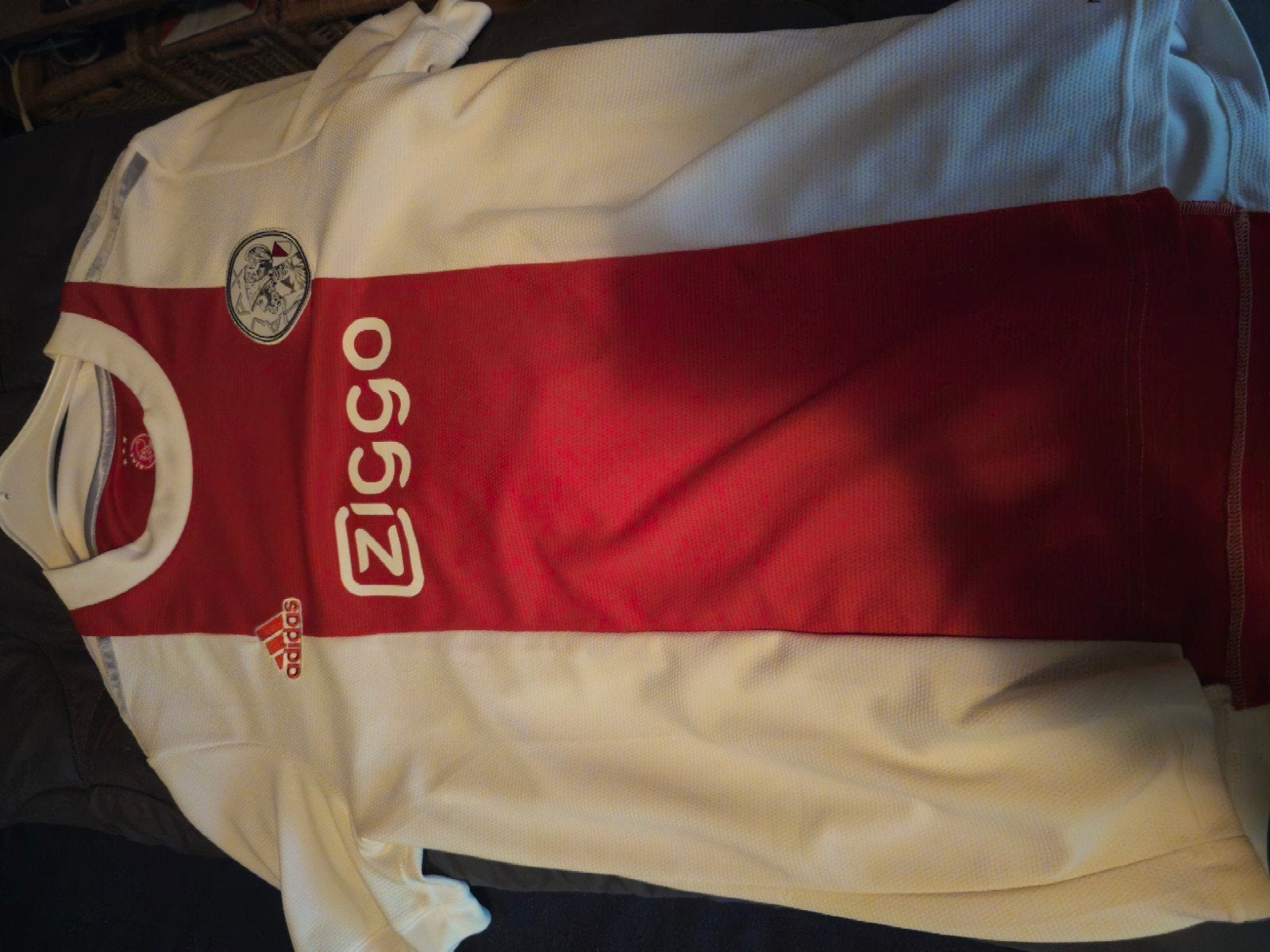 Ajax thuisshirt maat L origineel, weinig gedragen, Maat 52/54 (L), Ophalen of Verzenden, Zo goed als nieuw, Adidas