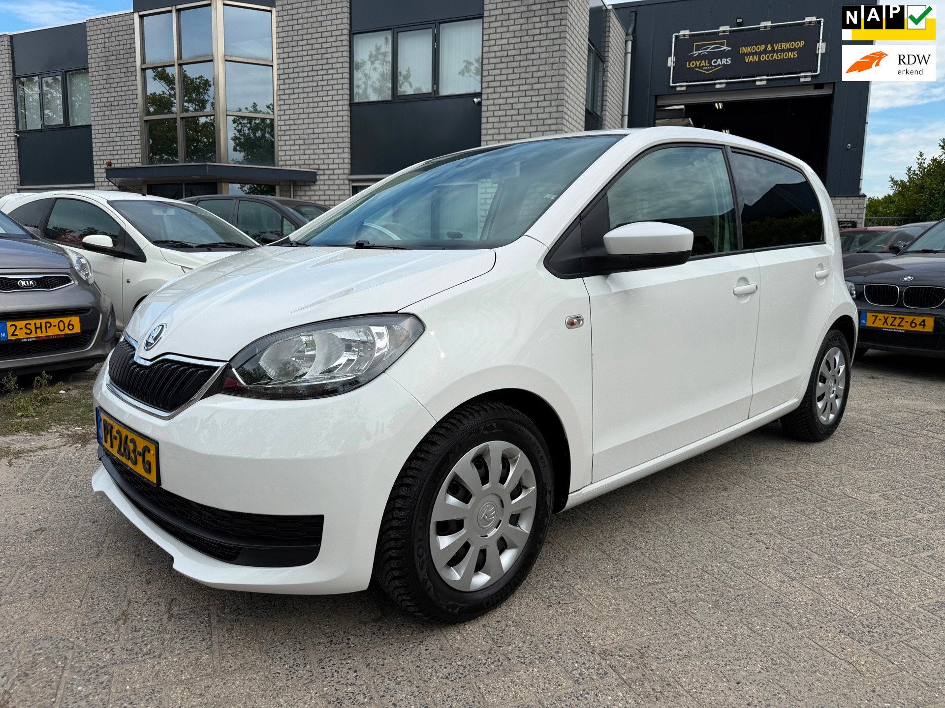Skoda Citigo 1.0 Greentech Ambition Airco Elektr Ramen Cruis, Auto's, Voorwielaandrijving, Stof, Gebruikt, 60 pk