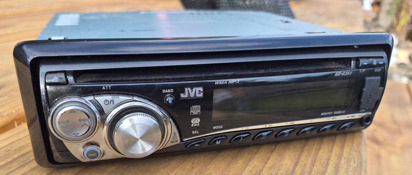 JVC KD-G351 CD-ontvanger met USB/MP3/WMA, Auto diversen, Ophalen of Verzenden