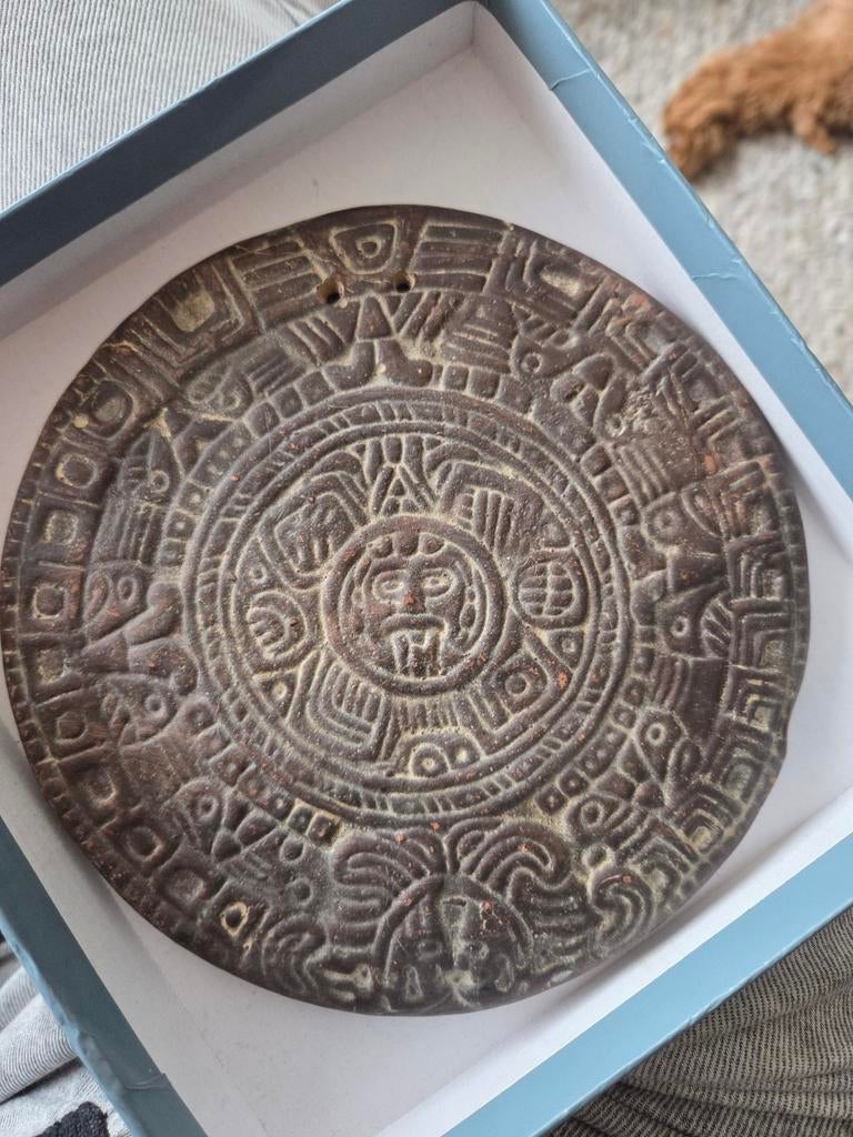 Replica Azteekse kalendersteen, Ophalen of Verzenden