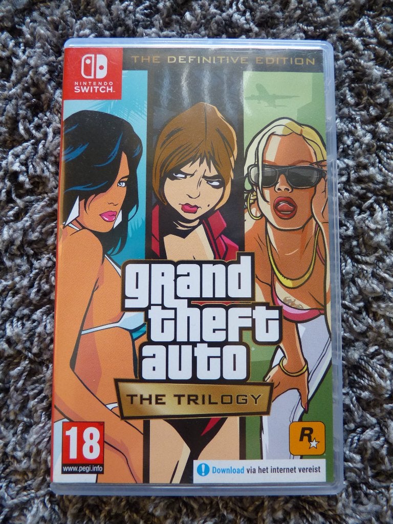Grand Theft Auto The Trilogy Nintendo Switch 1&2, Spelcomputers en Games, Avontuur en Actie, Vanaf 18 jaar, 1 speler, Ophalen of Verzenden