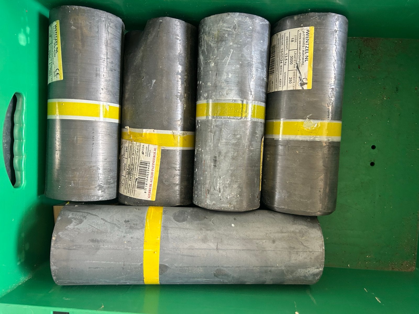 Loodslabben Wentzel NL - 13.5 kg per rol, Ophalen, Gebruikt, Lood
