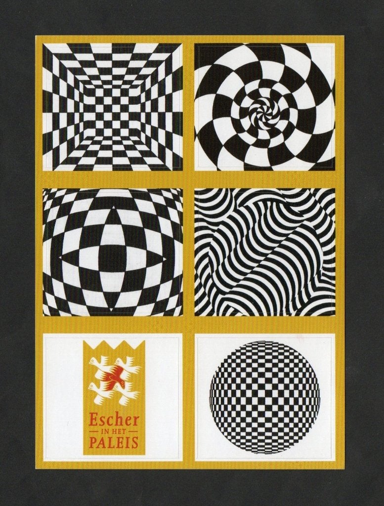 Den Haag Escher in het Paleis Kunst Optische Illusies., Ophalen of Verzenden, 1980 tot heden, Ongelopen, Zuid-Holland