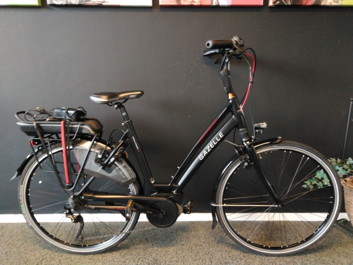 Gazelle Chamonix T10 HMB | L53 | 3546 km | 500WH Dames Zwart, Ophalen, Gebruikt, -, -