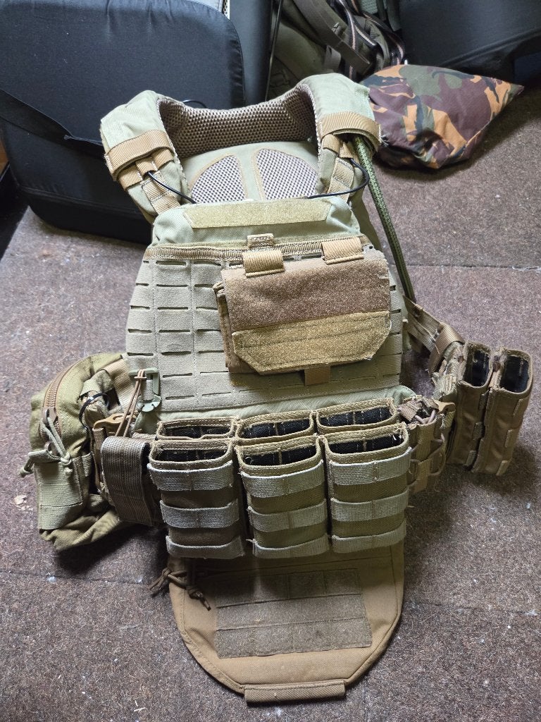 511 TacTec Plate Carrier met pouch,s, Ophalen of Verzenden, Marine, Nederland, Kleding of Schoenen
