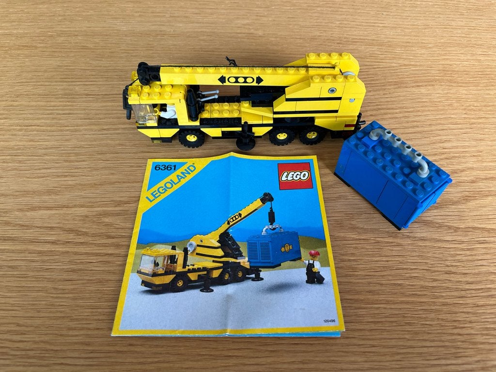 LEGO-set 6361 (telescoop kraan), Kinderen en Baby's, Speelgoed | Duplo en Lego, Ophalen, Compleet, Gebruikt, Lego