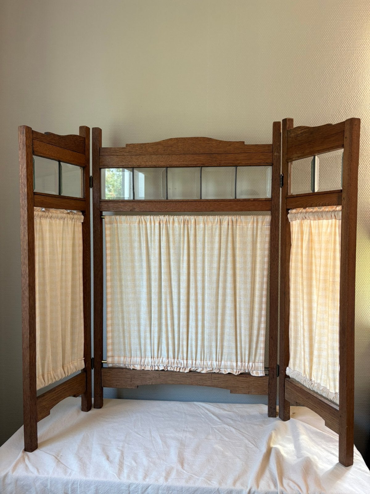 Antiek Arts&Crafts mini room divider| Liberty&Co| glas& lood, Ophalen of Verzenden, Zo goed als nieuw