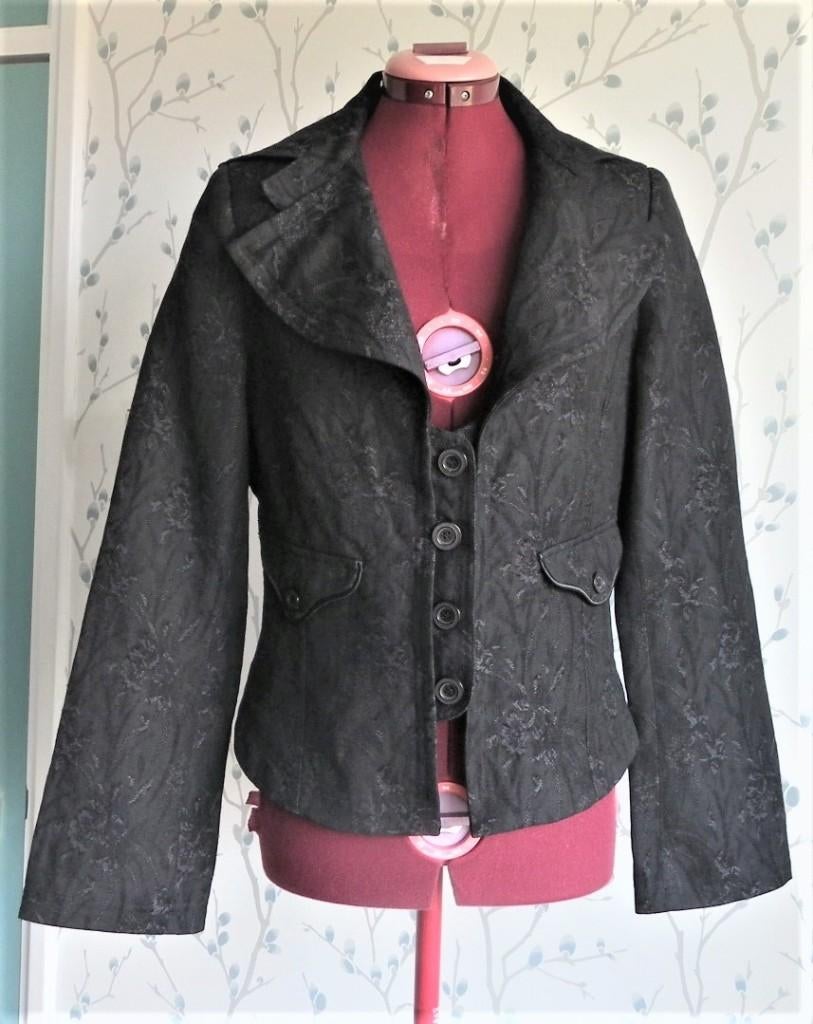 SUMMUM Zwart Wol Linnen Blazer/ Zomerjasje maat 38 (Nieuw), Maat 38/40 (M), Summum, Zwart, Nieuw