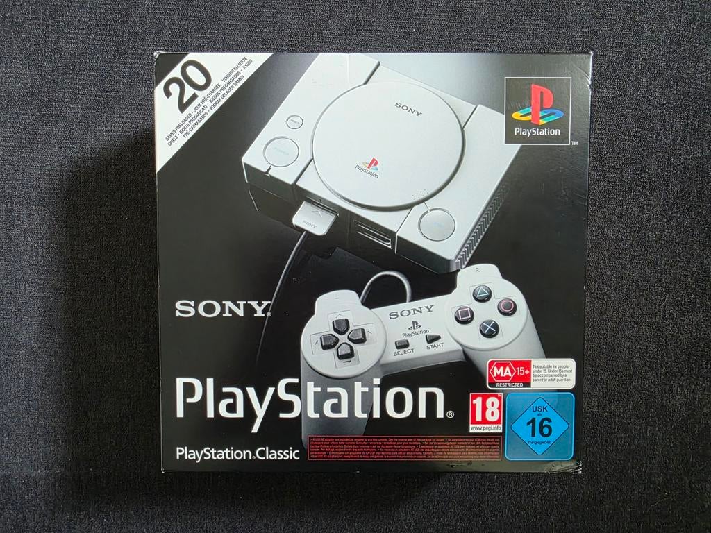 Nieuwe Playstation Classic Mini, Spelcomputers en Games, Spelcomputers | Sony PlayStation 1, Ophalen, Nieuw, Met 2 controllers