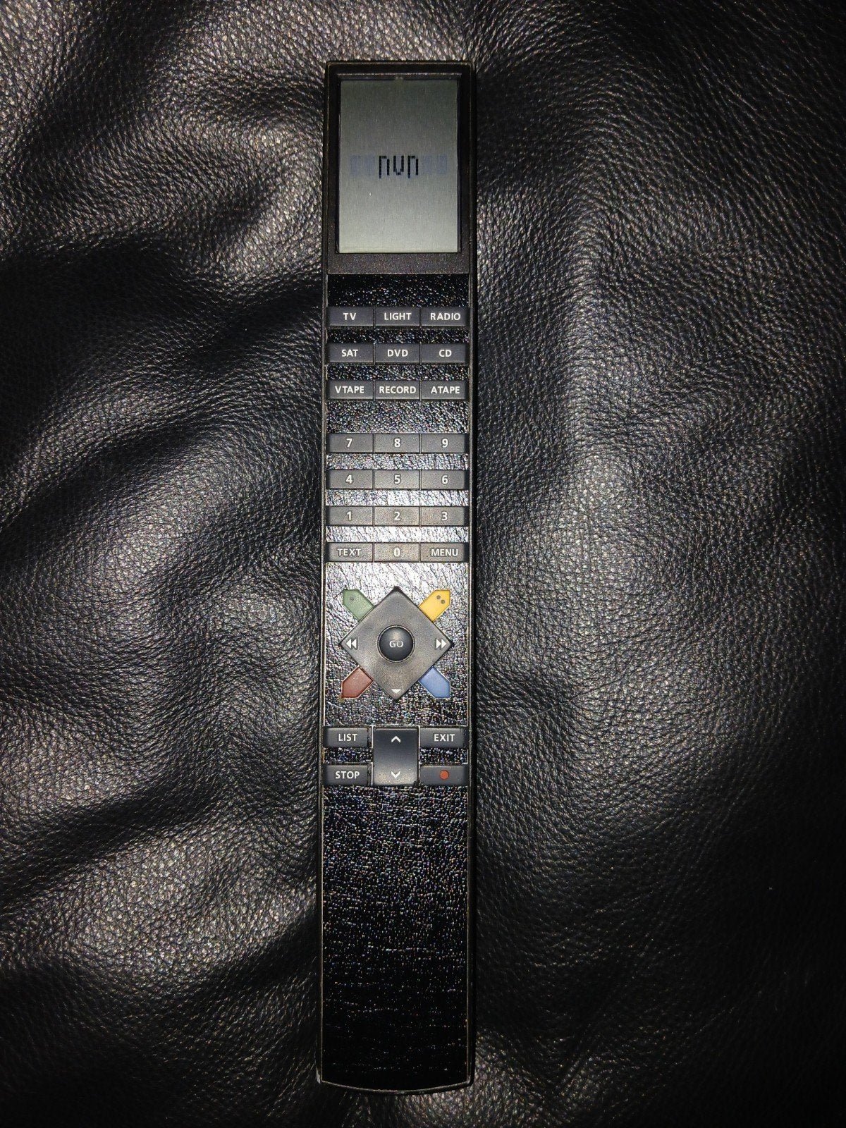 Bang & Olufsen BEO4 afstandsbediening met lederen voorkant, Gebruikt, Ophalen of Verzenden, Origineel, Dvd